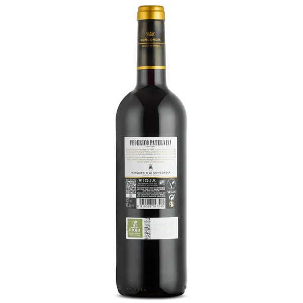 Vino tinto banda azul D.O. Rioja Federico Paternina 75 cl 3