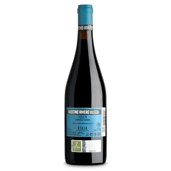 Vino tinto joven D.O. Rioja Faustino Rivero botella 75 cl 2