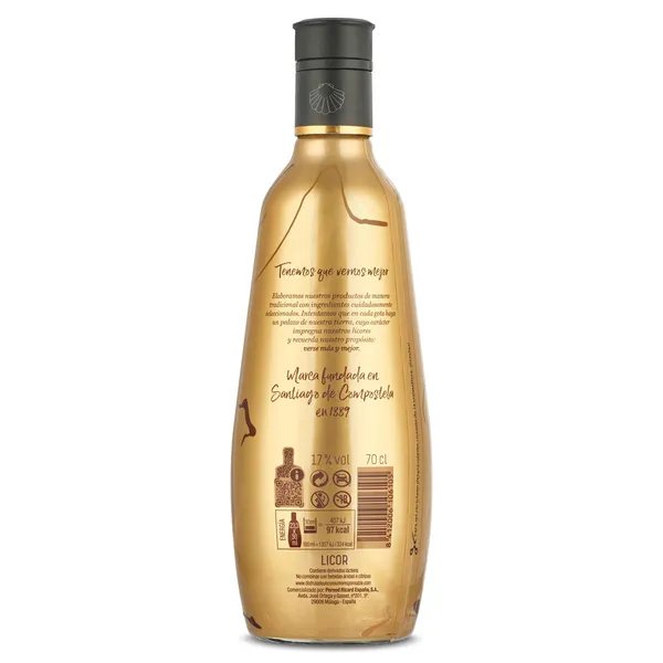 Licor de crema de orujo Ruavieja botella 70 cl 2