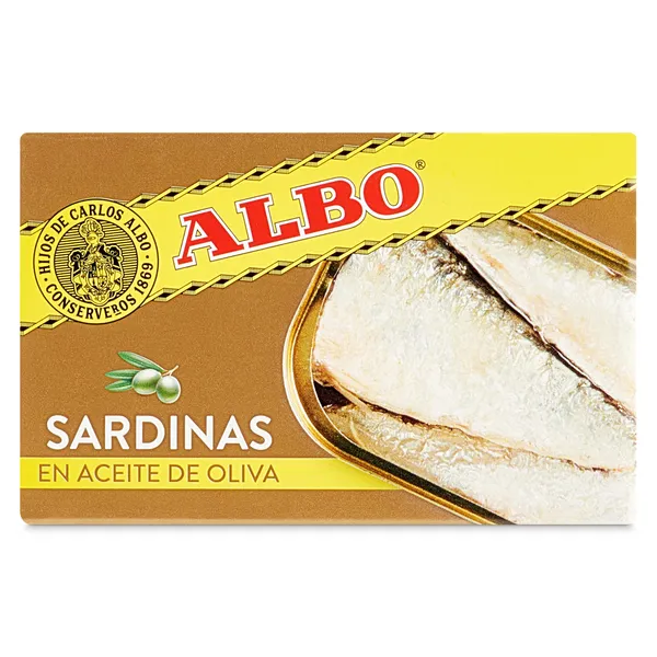 Sardinas en aceite de oliva Albo 85 g 2