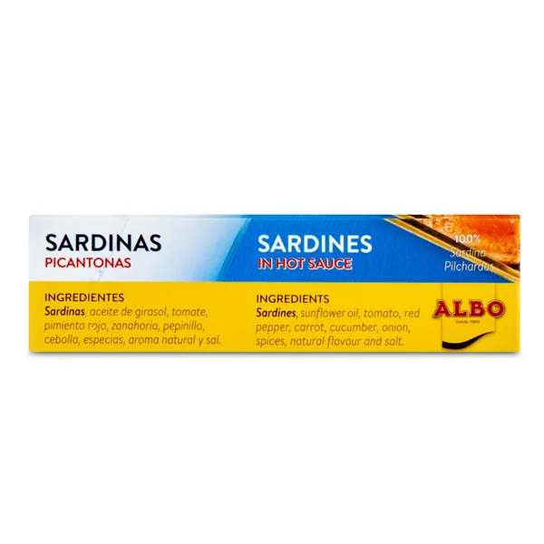 Sardinas picantes Albo 85 g 4
