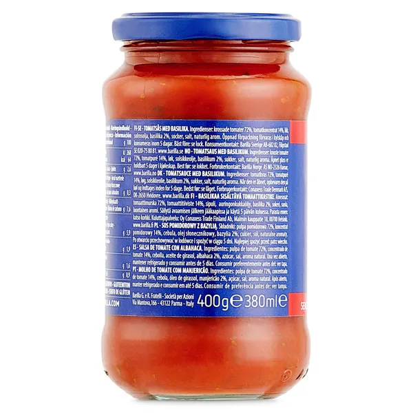 Salsa basilico Barilla 400 g 2