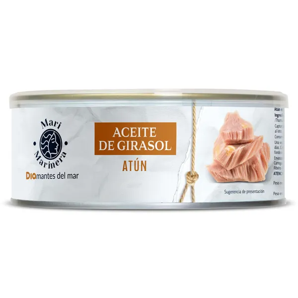 Atún en aceite de girasol Dia Mari Marinera lata 650 g 2