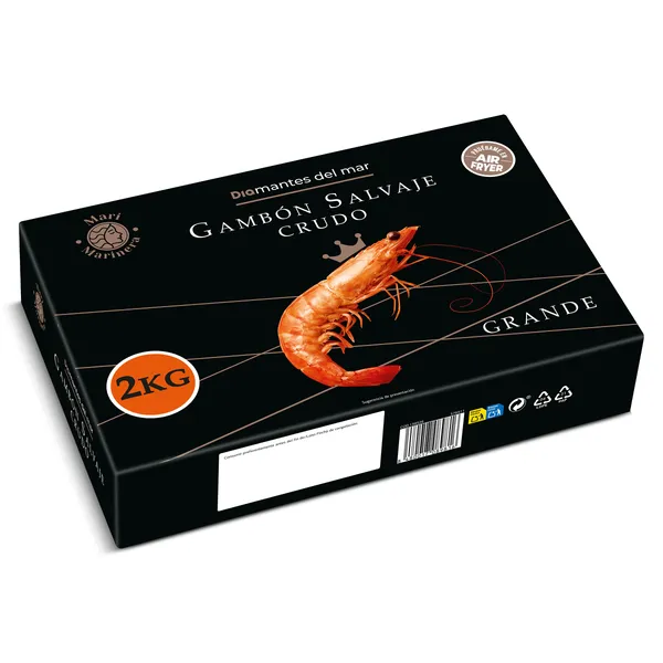 Gambón crudo Dia Mari Marinera caja 2 kg 3