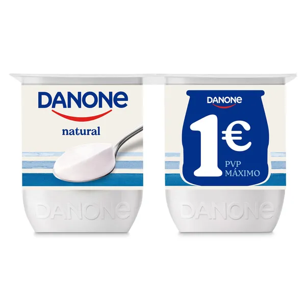 Yogur natural Danone 4 x 120 g 2