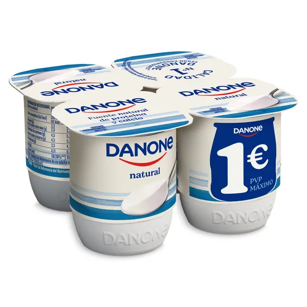 Yogur natural Danone 4 x 120 g 3
