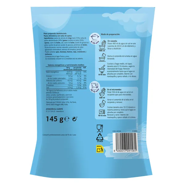 Volantinas con queso Dia Al Punto 145 g 3