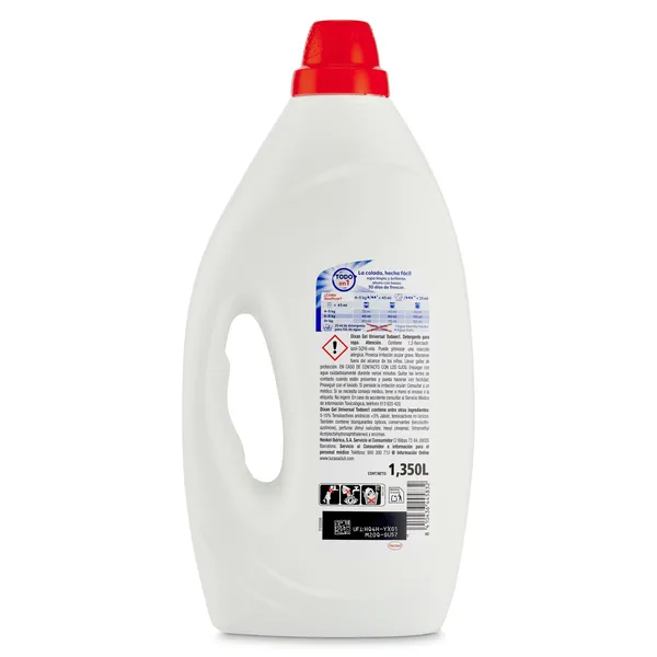 Detergente líquido todo en uno Dixan 30 lavados 3