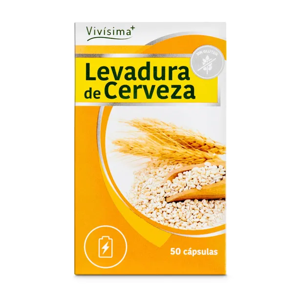 Levadura de cerveza Vivisima+ caja 50 unidades 2