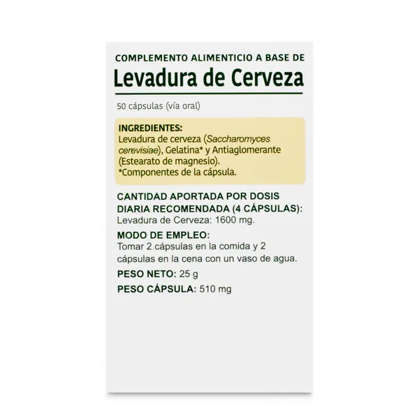 Levadura de cerveza Vivisima+ caja 50 unidades 3