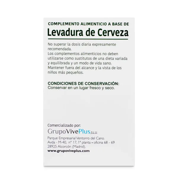 Levadura de cerveza Vivisima+ caja 50 unidades 4