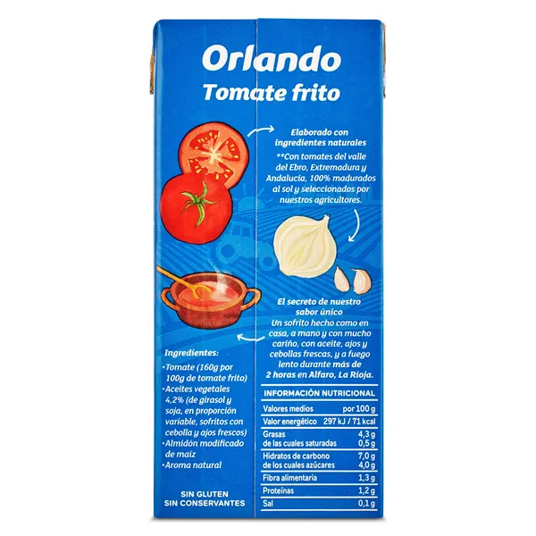 Tomate frito 0,0 Orlando 350 g 5
