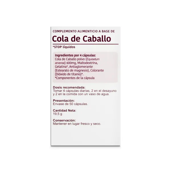Cola de caballo Vivisima+ caja 50 unidades 4