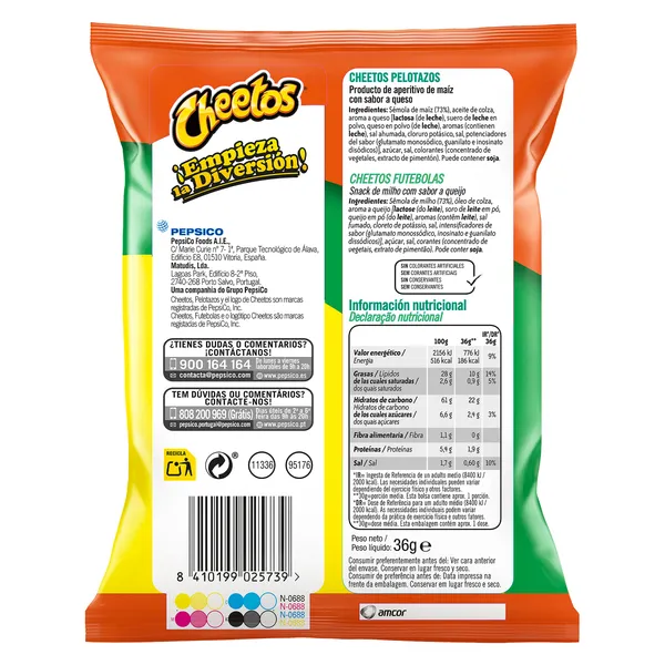 Cheetos Pelotazos 36 g 3