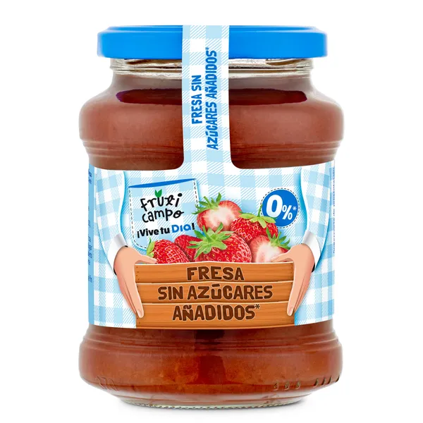 Mermelada de fresa 0% sin azúcares añadidos Dia Fruticampo 330 g 2