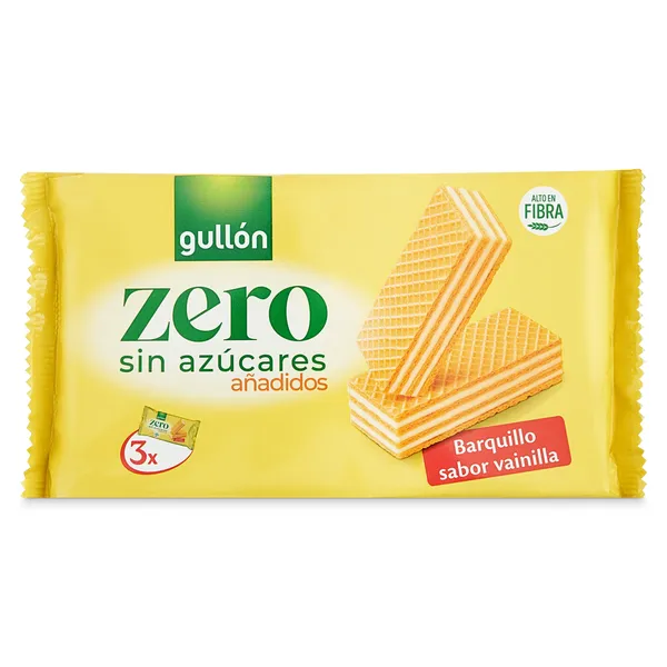 Barquillos de vainilla sin azúcares Gullón 180 g 2