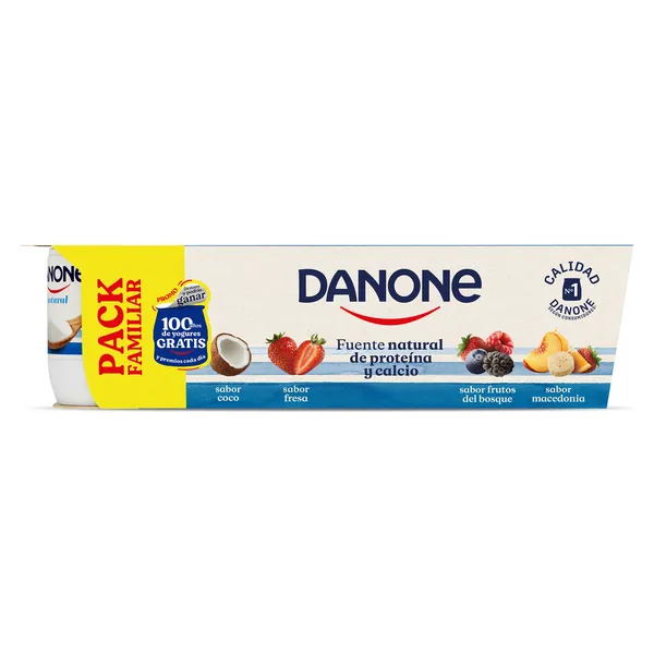Yogur natural Danone pack 8 x 120 g 3