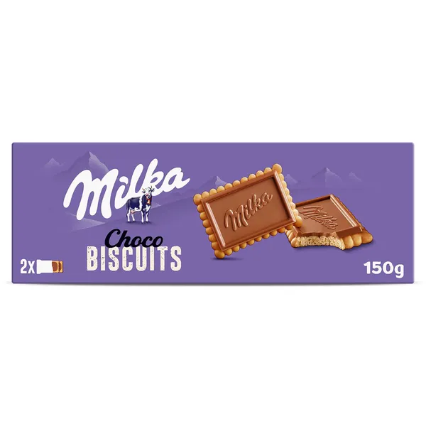 Galletas con chocolate con leche Milka caja 150 g
