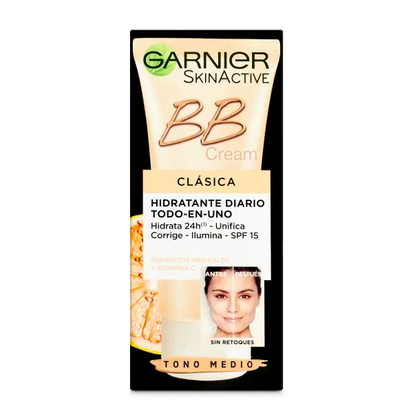 Clásica hidratante diario tono medio Garnier 50 ml 2