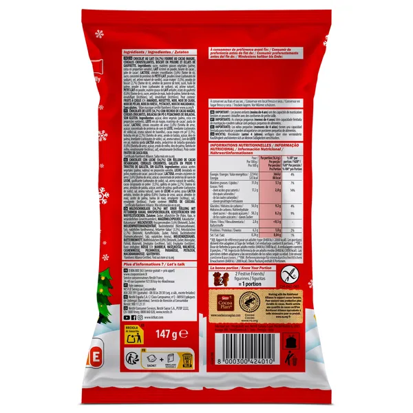 Figuras de chocolate festive friends Kit Kat bolsa 147 g 2