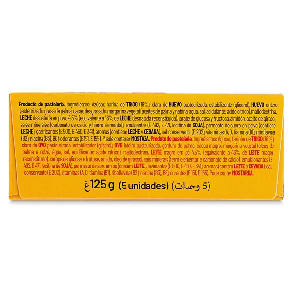 Bizcochitos rellenos Cuétara Tostarica caja 125 g 2
