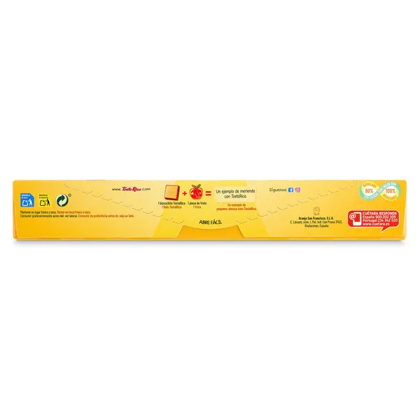 Bizcochitos rellenos Cuétara Tostarica caja 125 g 3