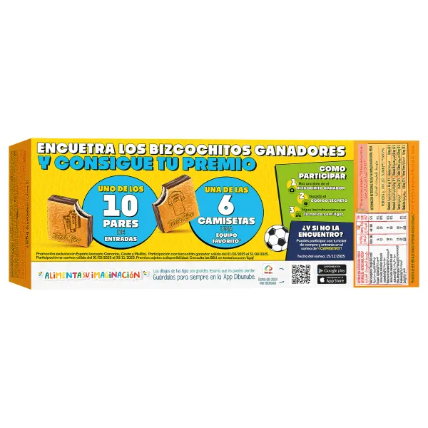 Bizcochitos rellenos Cuétara Tostarica caja 125 g 4