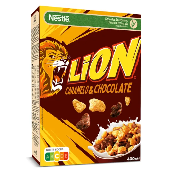 Cereales integrales con chocolate y caramelo Nestlé Lion 400 g 3