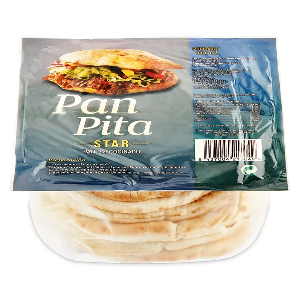 Pan de pita precocido Star bolsa 400 g 2