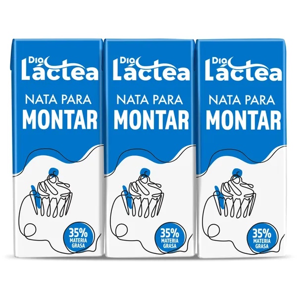 Nata para montar Dia lactea brik 3 x 200 ml 2