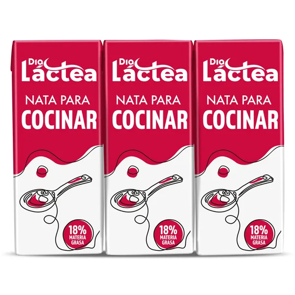 Nata para cocinar 18% M.G. Dia Láctea 3 x 200 ml 2
