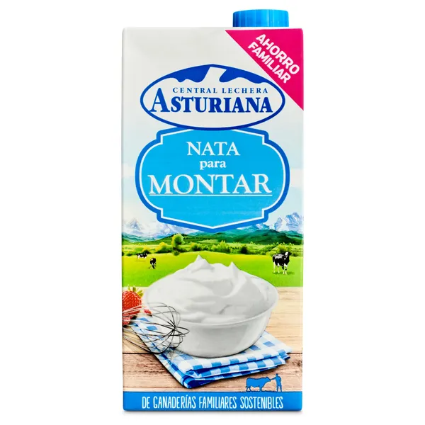 Nata para montar Central Lechera Asturiana 1 L 2