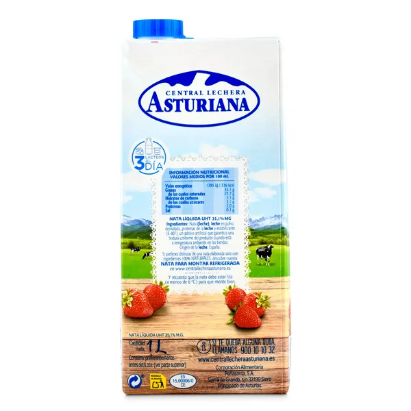 Nata para montar Central Lechera Asturiana 1 L 3