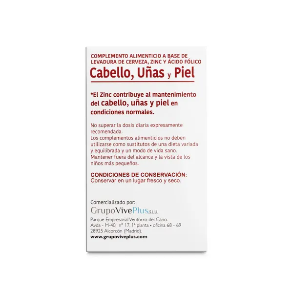 Cabello, uñas y piel Vivisima+ caja 50 unidades 3