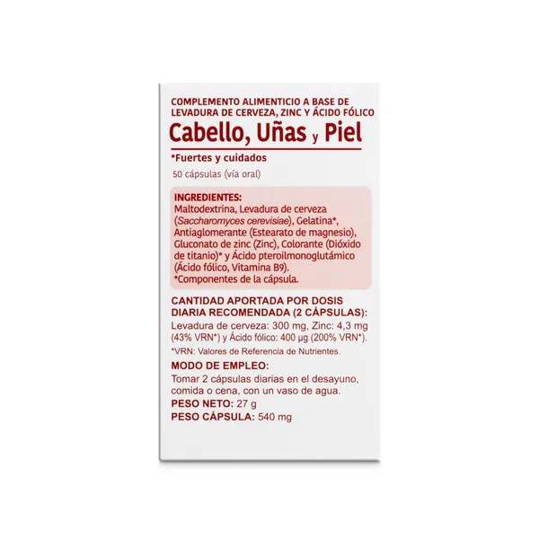 Cabello, uñas y piel Vivisima+ caja 50 unidades 4