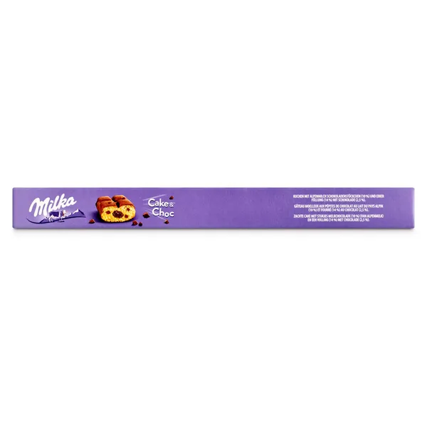 Bizcocho relleno con chocolate cake & choc Milka caja 175 g 4