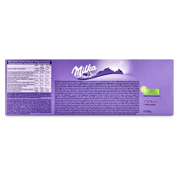 Bizcocho relleno con chocolate cake & choc Milka caja 175 g 5