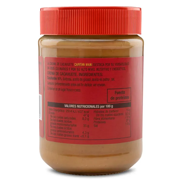 Crema de cacahuete Capitán Mani 340 g 3