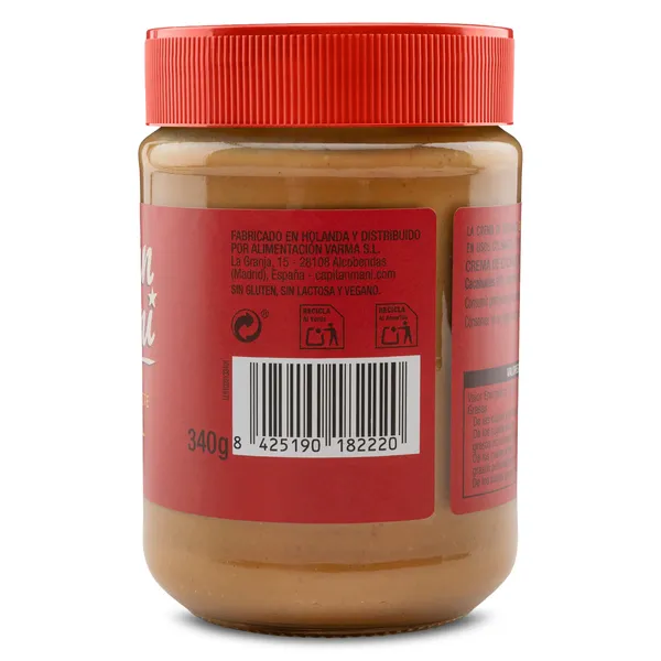 Crema de cacahuete Capitán Mani 340 g 4