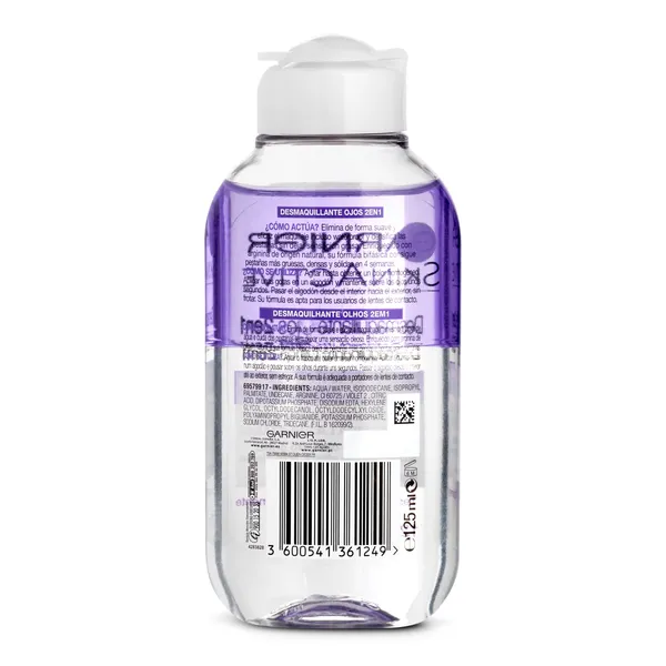 Desmaquillador ojos Garnier bote 125 ml 2
