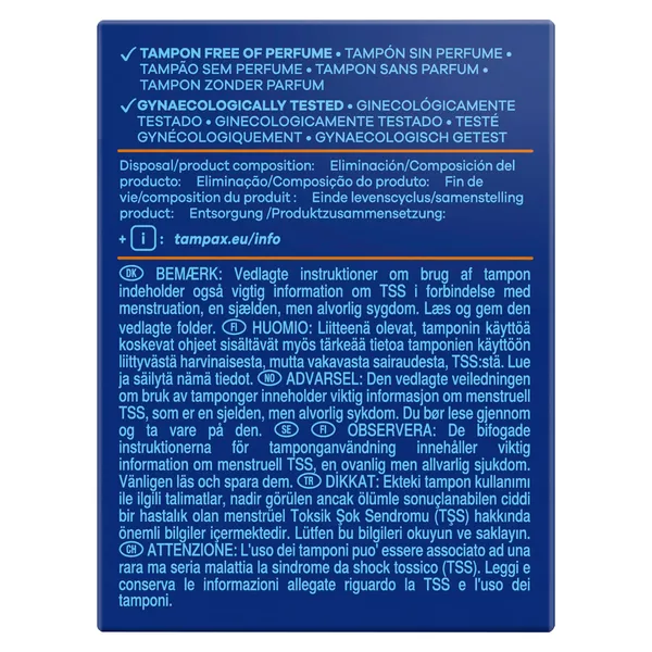 Tampón super plus compak Tampax caja 18 unidades 2