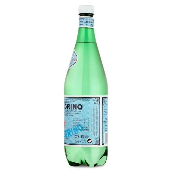 Agua mineral con gas San Pellegrino botella 1 L 2