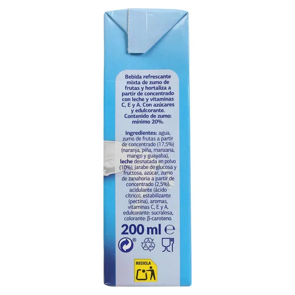 Bebida de fruta y leche mediterráneo Dia Saborfera pack 6 x 200 ml 5