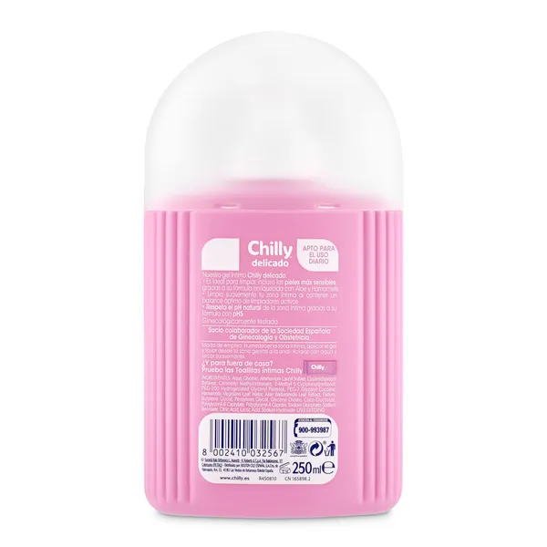 Gel íntimo delicado formula suave Chilly 250 ml 3