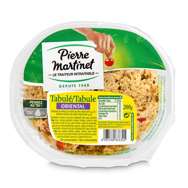 Tabulé oriental Pierre Martinet bandeja 200 g 2