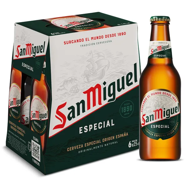 Cerveza San Miguel pack 6 x 25 cl 2