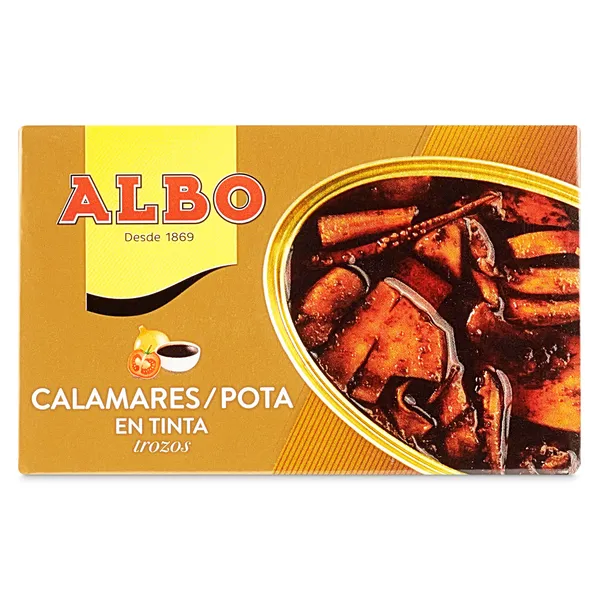 Calamares en su tinta Albo lata 72 g 2