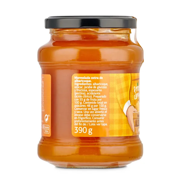 Mermelada de albaricoque extra Dia Fruticampo frasco 390 g 3