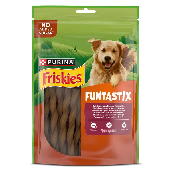 Snack para perros funtastick sabor jamón /queso Friskies bolsa 175 g 2