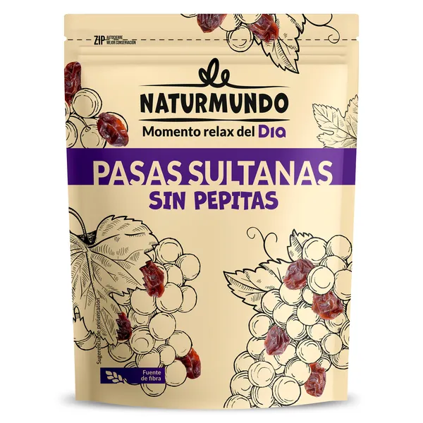 Pasas sultanas Dia Naturmundo 200 g 2
